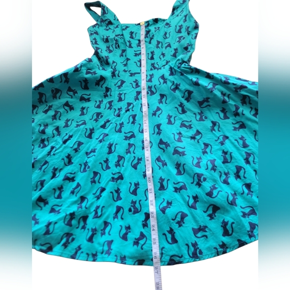 Modcloth IXIA Cat Print Fit & Flare Dress With Pockets! - Picture 8 of 8